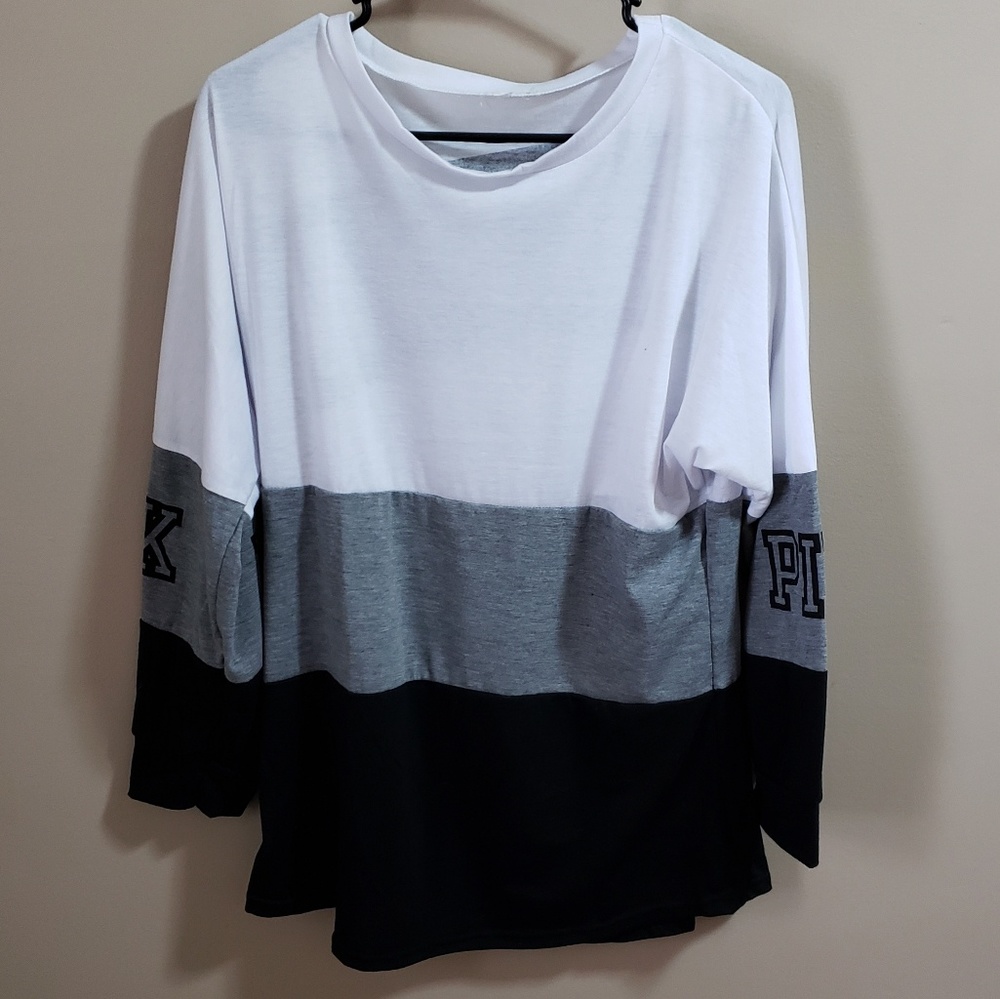 PINK long sleeve tee